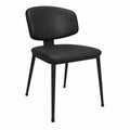 2er-Set Polsterstühle mit Samtbezug und Metallbeinen, bis 150 kg belastbar, für Küche, Wohnzimmer und Esszimmer, Farbe Schwarz